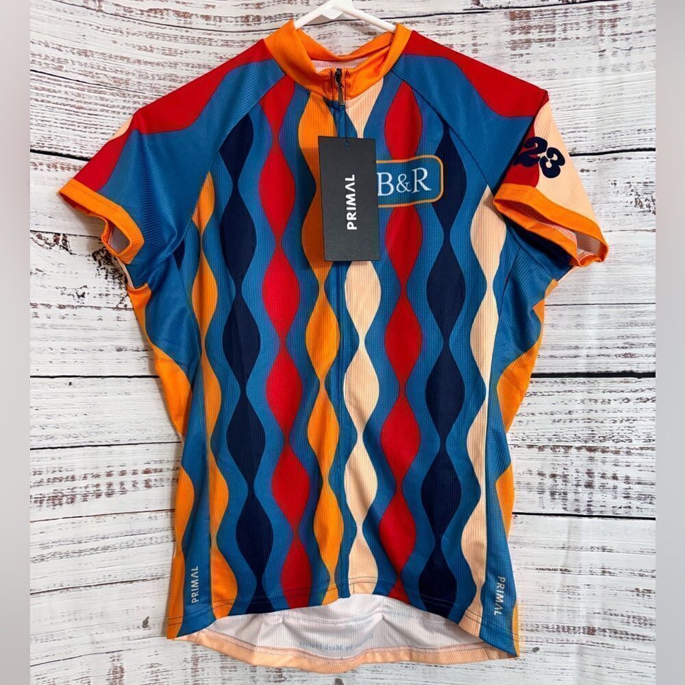 Primal Cycling Regnal jersey Womens‎ Sz Small Brianna Sports Cut quarter Zip New